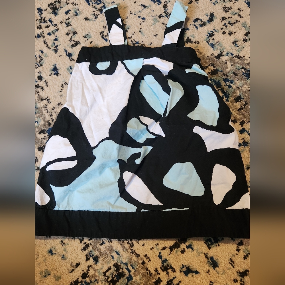 GAP Kids Dress in Black, White, and Blue